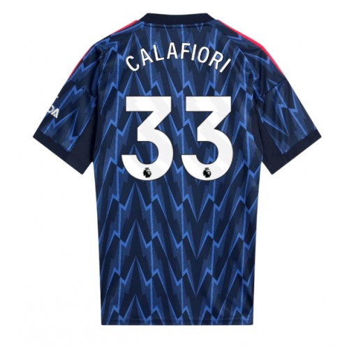 Stroje piłkarskie Arsenal Riccardo Calafiori #33 Koszulka Wyjazdowej 2025-26 Krótki Rękaw